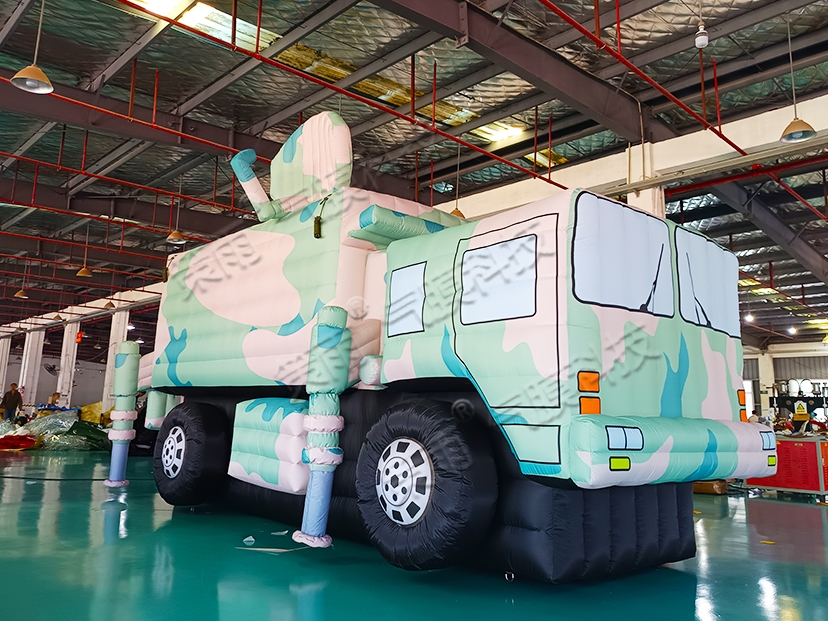 充气仿真雷达车