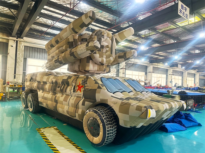 充气仿真防空装备车(红旗7b假目标)