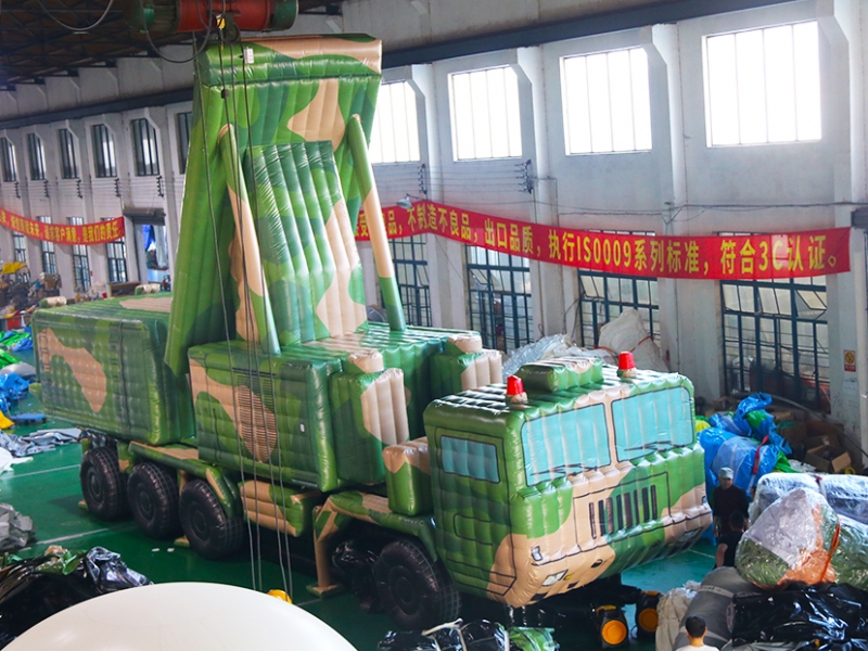 充气仿真雷达指挥车